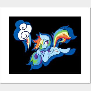 Rainbow Pony Posters and Art